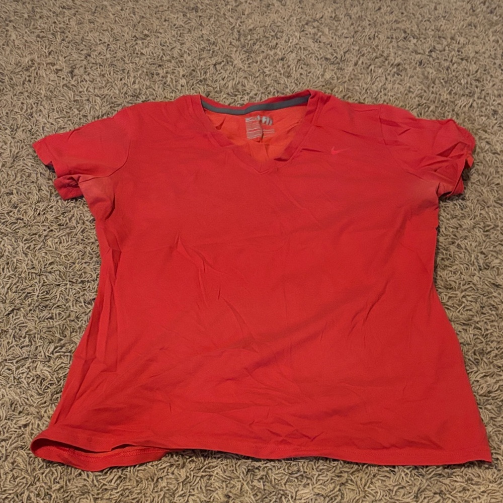 Nike Women's Bright Red Short Sleeve Tee